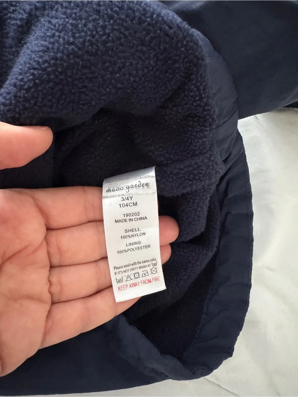 Little dude waterproof navy